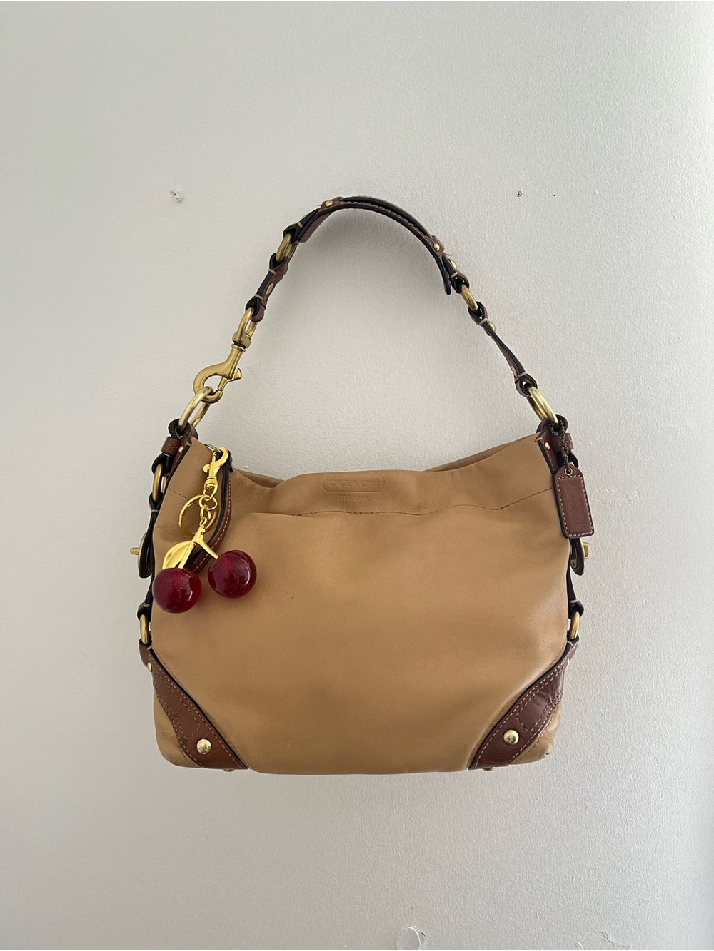 Coach Tan Leather Hobo